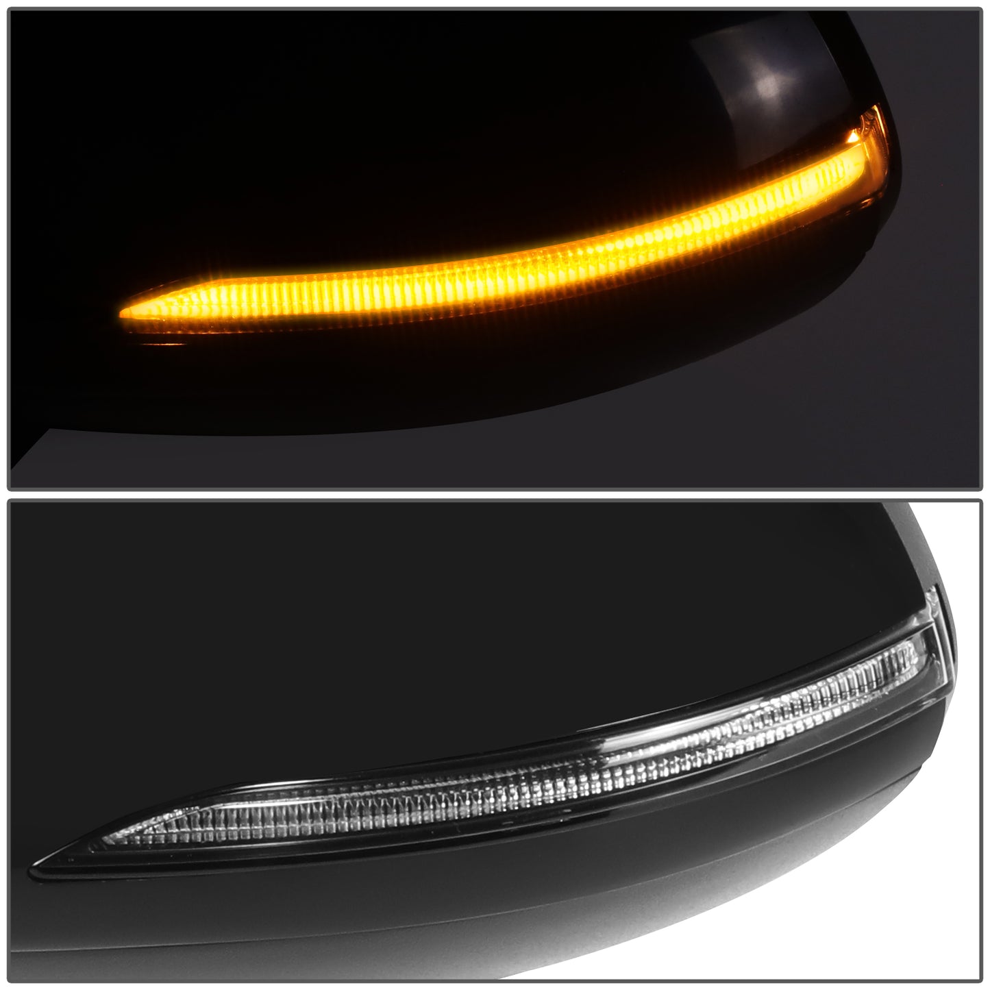 RETROVISOR MIRROR - OE STYLE - HYUNDAI SONATA 2020-2023 - WITH POWER WITH HEATED GLASS WITH BLIND SPOT - DRIVER LEFT SIDE - BLACK