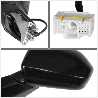 RETROVISOR MIRROR - OE STYLE - HYUNDAI PALISADE 20-22 - WITH POWER WITH HEATED GLASS - DRIVER SIDE - PAINT TO MATCH - BLACK