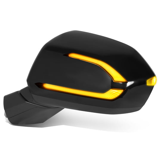 RETROVISOR MIRROR - OE STYLE - HYUNDAI PALISADE 2020-2022 - WITH POWER WITH HEATED GLASS WITH BLIND SPOT - DRIVER LEFT SIDE - BLACK