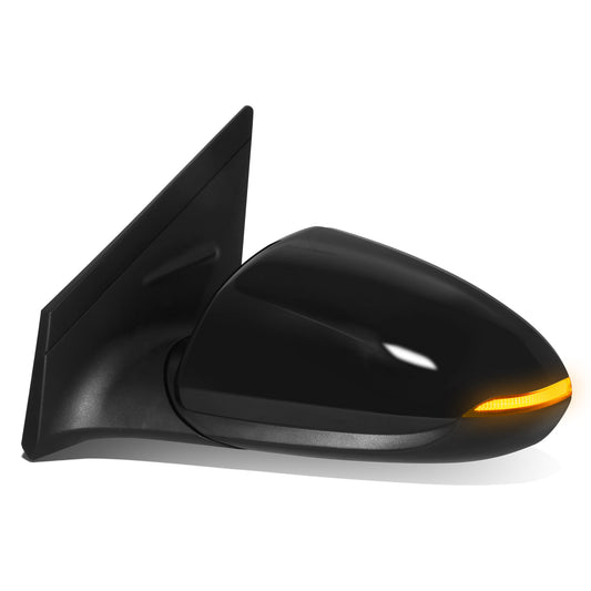 RETROVISOR MIRROR - OE STYLE - HYUNDAI IONIQ 17-22 - WITH POWER WITH HEATED GLASS WITH PUDDLE WITH TURN SIGNAL WITH MEMORY - DRIVER SIDE - PAINT TO MATCH - BLACK