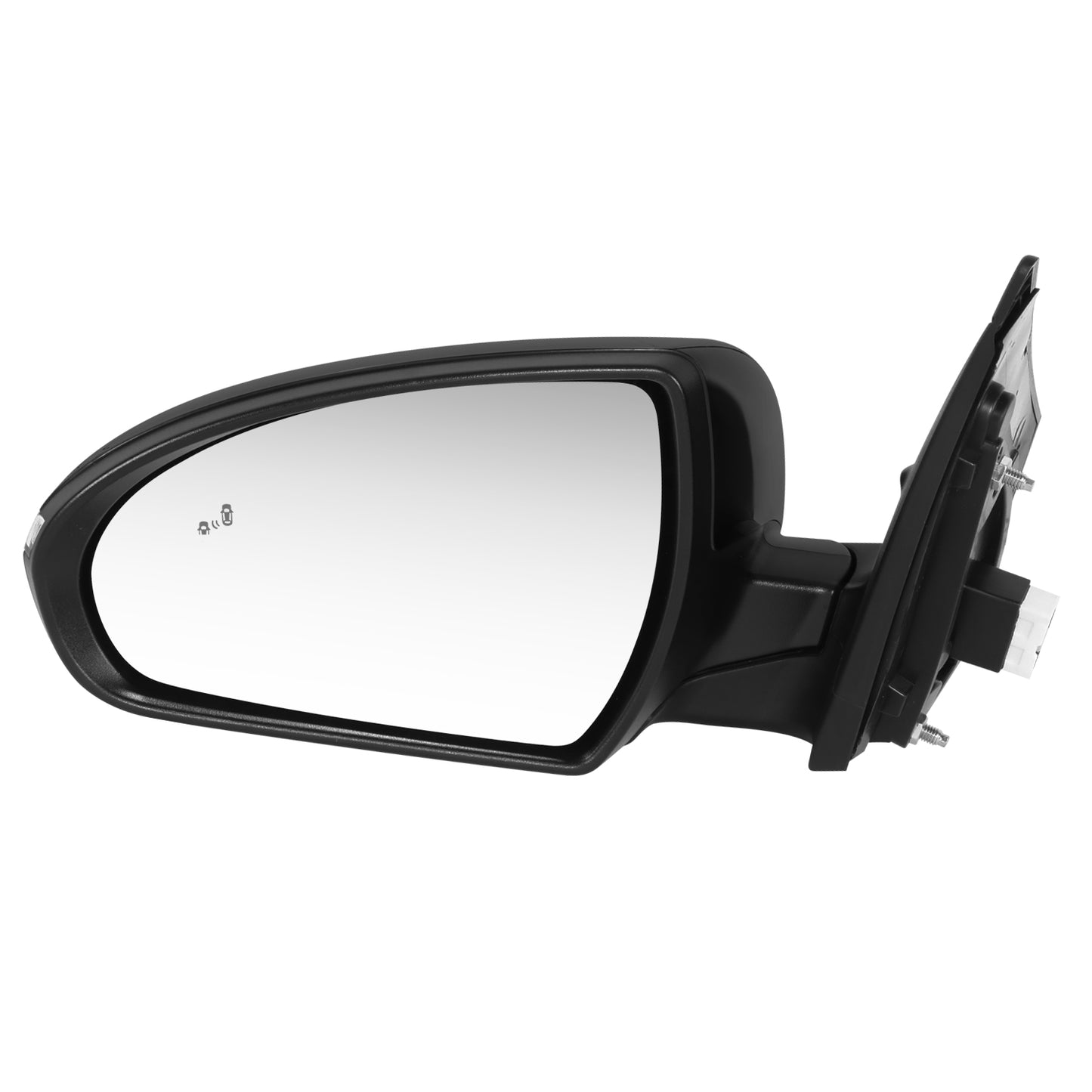 RETROVISOR MIRROR - OE STYLE - HYUNDAI IONIQ 17-22 - WITH POWER WITH HEATED GLASS WITH PUDDLE WITH TURN SIGNAL WITH MEMORY - DRIVER SIDE - PAINT TO MATCH - BLACK