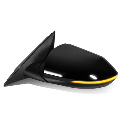 RETROVISOR MIRROR - OE STYLE - HYUNDAI ELANTRA 2021-2023 - WITH POWER WITH HEATED GLASS WITH TURN SIGNAL U.S BUILT - DRIVER LEFT SIDE - BLACK