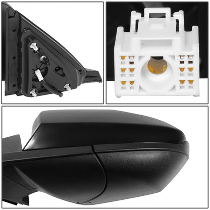 RETROVISOR MIRROR - OE STYLE - HYUNDAI SANTA CRUZ 2022-2024 - HYUNDAI TUCSON 2022-2024 - WITH POWER U.S BUILT - DRIVER LEFT SIDE - BLACK