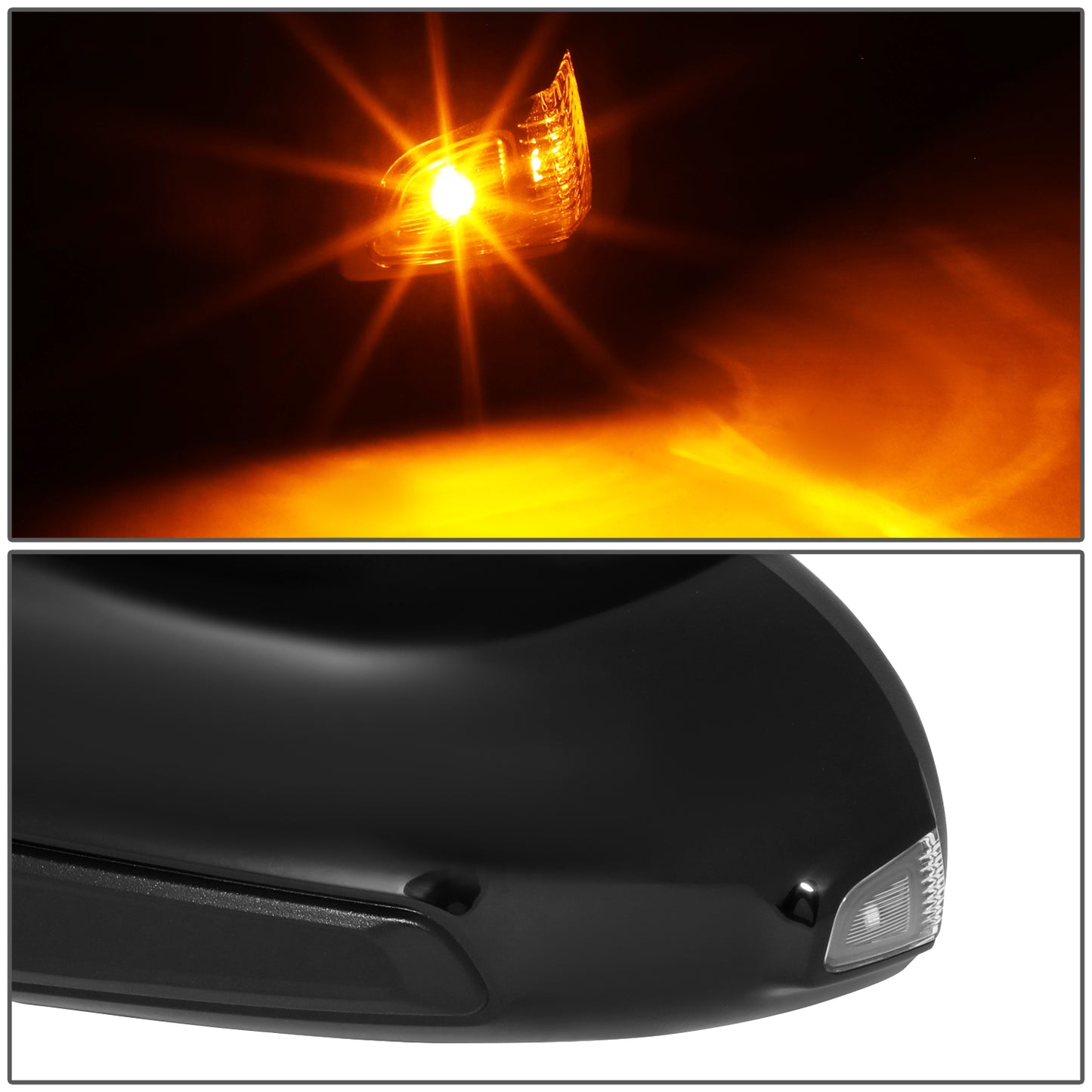 RETROVISOR MIRROR - OE STYLE - HYUNDAI KONA 22-23 - WITH POWER WITH HEATED GLASS WITH TURN SIGNAL - DRIVER SIDE - PAINT TO MATCH - BLACK