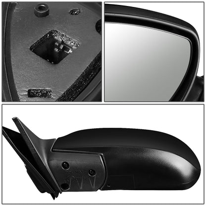 RETROVISOR MIRROR - OEM - 01-06 HYUNDAI ELANTRA GLS/GT - DOES NOT FIT LIMITED MODELS - POWERED - HEATED - BLACK - RIGHT
