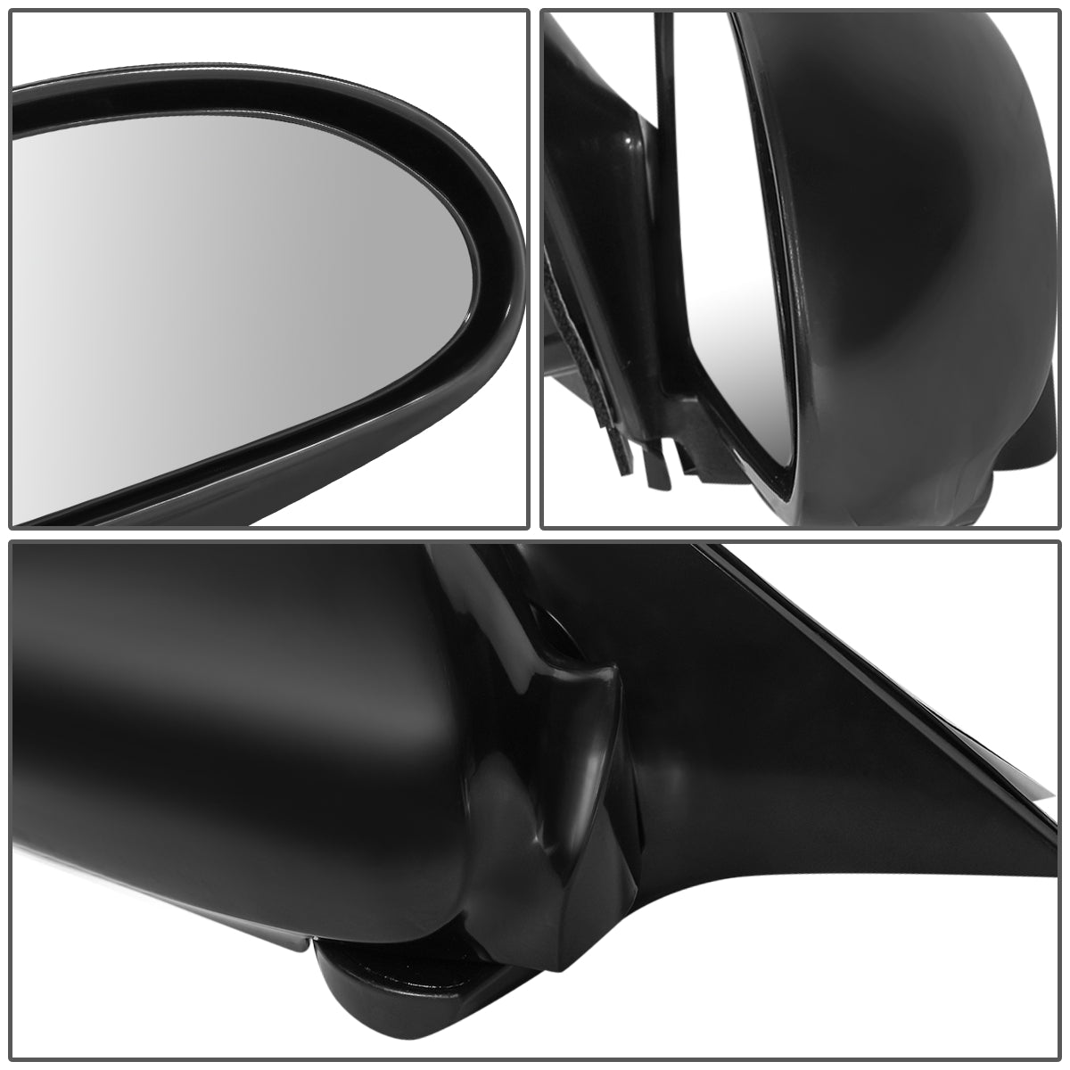 RETROVISOR MIRROR - OEM - 99-05 HYUNDAI SONATA - POWERED - HEATED - PAINTABLE - BLACK - RIGHT