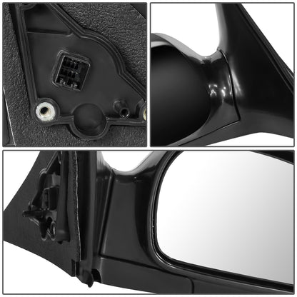 RETROVISOR MIRROR - OEM - 99-05 HYUNDAI SONATA - POWERED - HEATED - PAINTABLE - BLACK - RIGHT