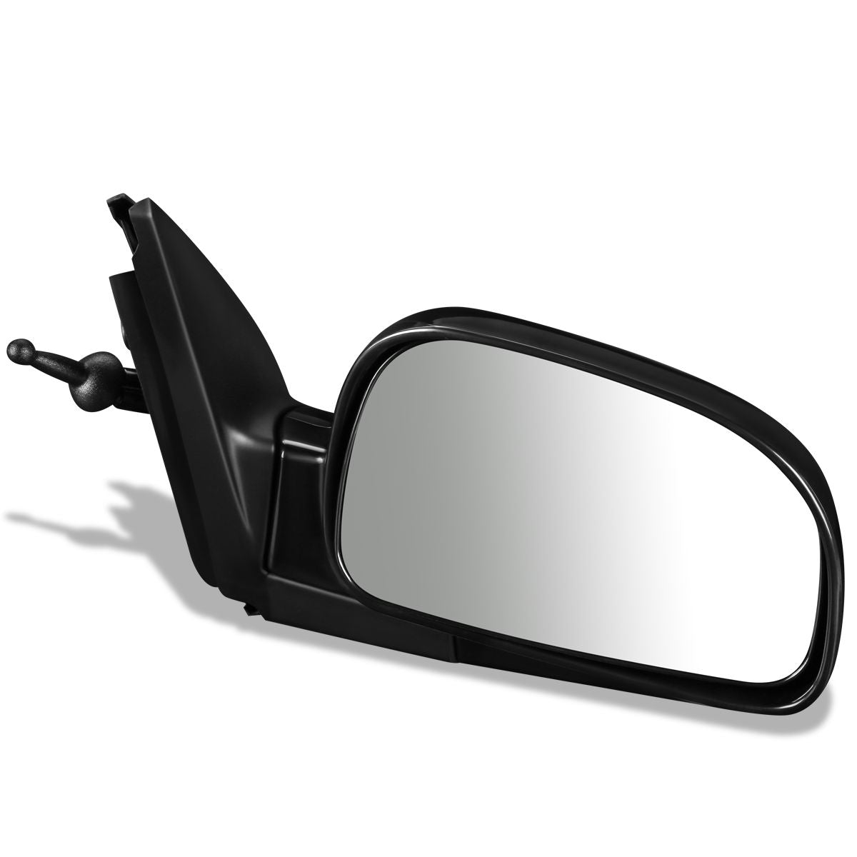 RETROVISOR MIRROR - OEM - 01-06 HYUNDAI SANTA FE - MANUAL - PAINTABLE - BLACK - RIGHT