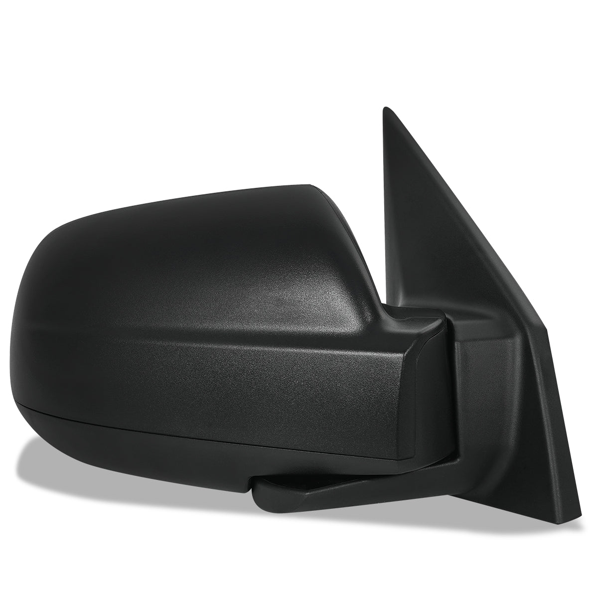 RETROVISOR MIRROR - OEM - 05-09 HYUNDAI TUCSON - MANUAL - TEXTURED - BLACK - RIGHT