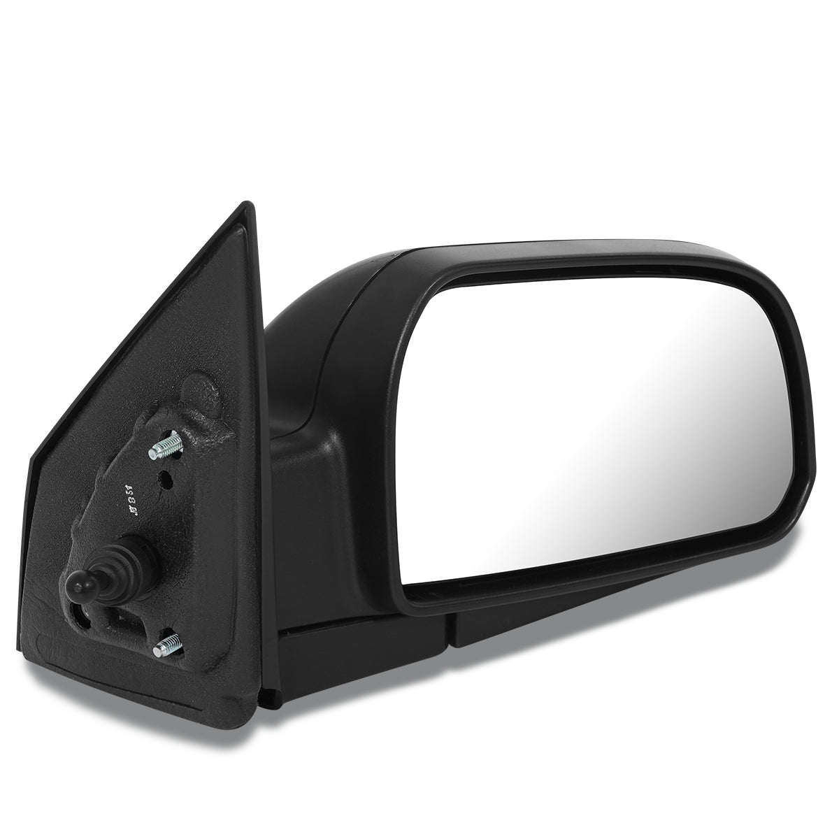 RETROVISOR MIRROR - OEM - 05-09 HYUNDAI TUCSON - MANUAL - TEXTURED - BLACK - RIGHT