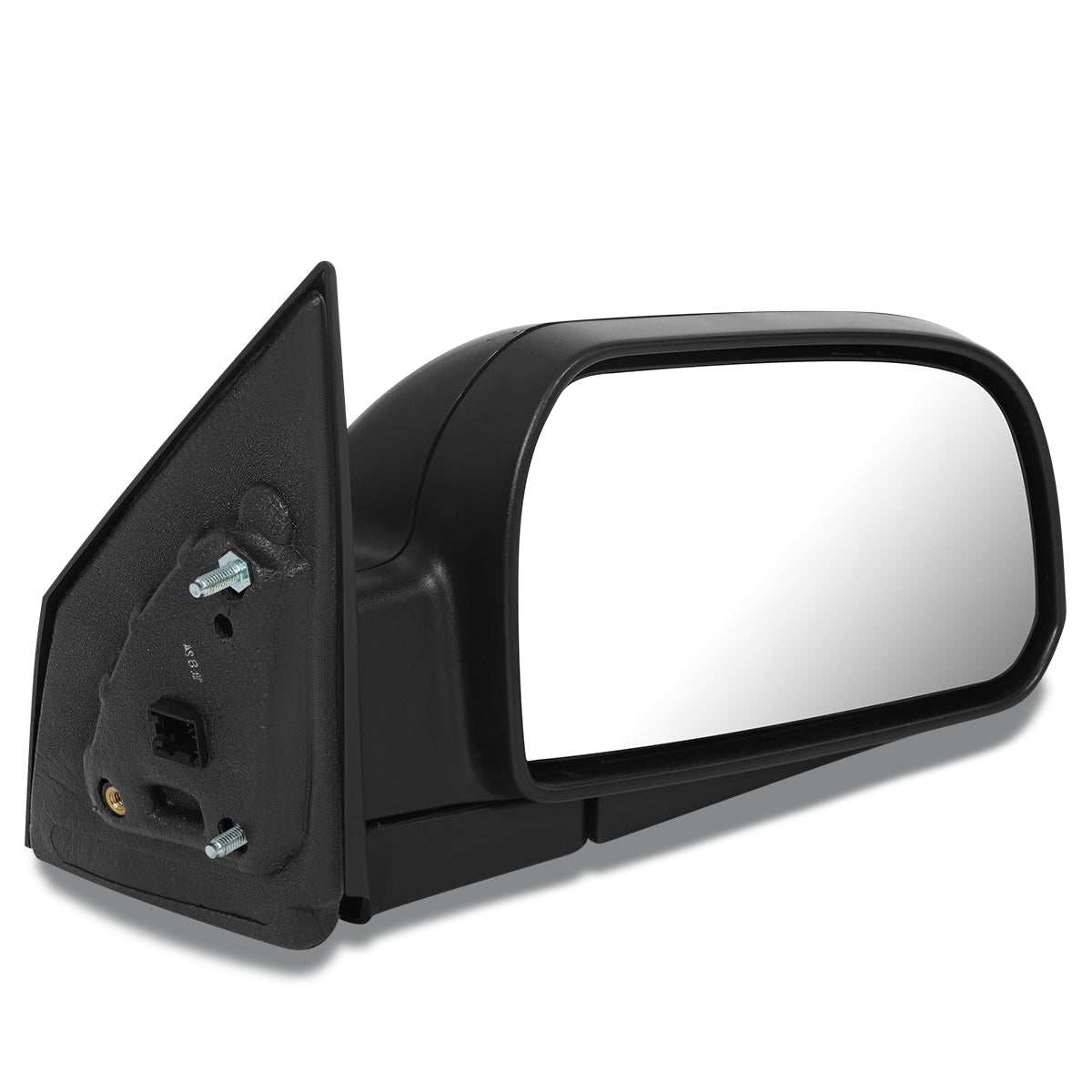 RETROVISOR MIRROR - OEM - 05-09 HYUNDAI TUCSON - POWERED - HEATED - PAINTABLE - BLACK - RIGHT