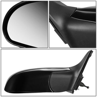 RETROVISOR MIRROR - OEM - 07-10 HYUNDAI ELANTRA - MANUAL - BLACK - RIGHT