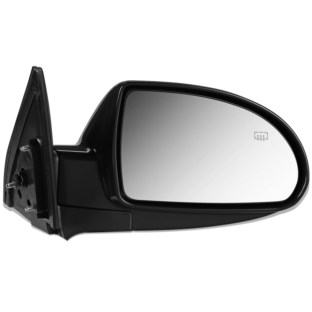 RETROVISOR MIRROR - OEM - 07-10 HYUNDAI ELANTRA - POWERED - HEATED - BLACK - RIGHT