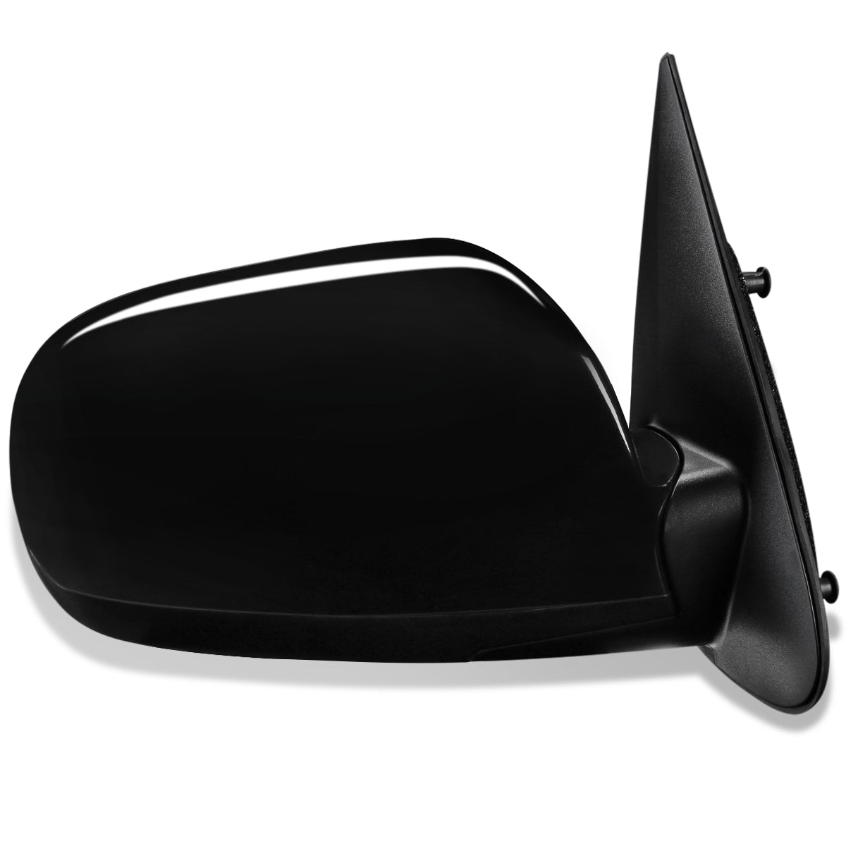 RETROVISOR MIRROR - OEM - 07-12 HYUNDAI SANTA FE - POWERED - HEATED - TEXTURED - BLACK - RIGHT