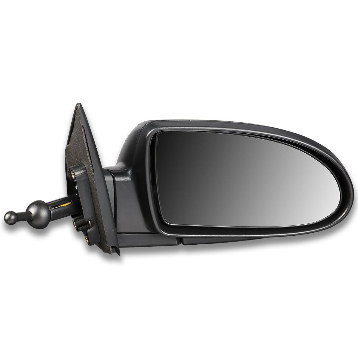 RETROVISOR MIRROR - OEM - 06-09 HYUNDAI ACCENT - MANUAL - TEXTURED - BLACK - RIGHT