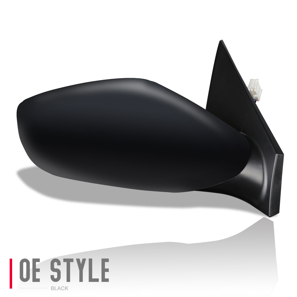 RETROVISOR MIRROR - OEM - 11-14 HYUNDAI SONATA - POWERED - FOLDING - BLACK MATERIAL - RIGHT