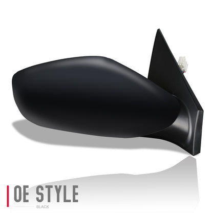 RETROVISOR MIRROR - OEM - 11-14 HYUNDAI SONATA - POWERED - FOLDING - BLACK MATERIAL - RIGHT