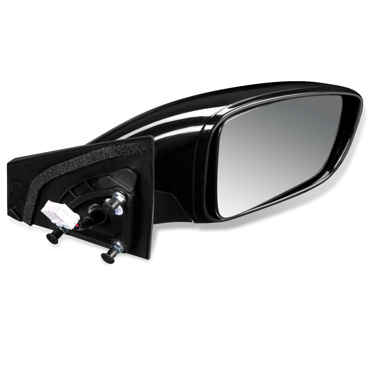 RETROVISOR MIRROR - OEM - 11-14 HYUNDAI SONATA - POWERED - HEATED - PAINTABLE - BLACK - RIGHT