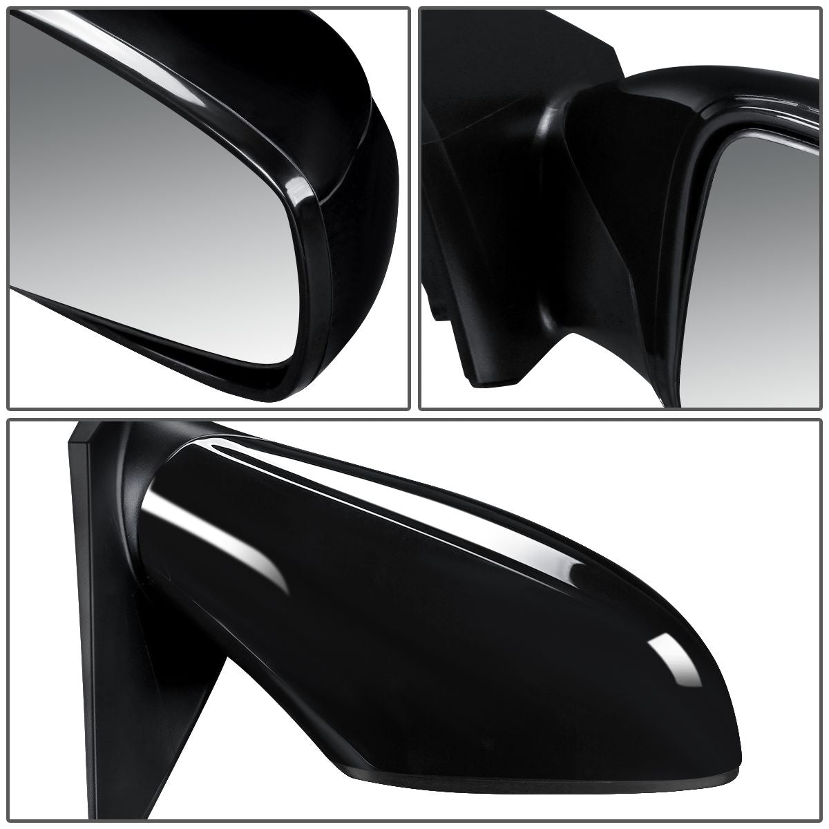 RETROVISOR MIRROR - OEM - 11-14 HYUNDAI SONATA - POWERED - HEATED - PAINTABLE - BLACK - RIGHT