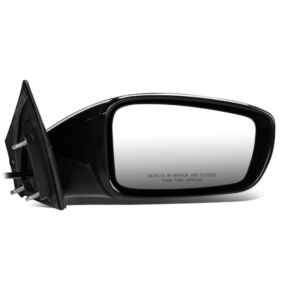 RETROVISOR MIRROR - OEM - 11-14 HYUNDAI SONATA - POWERED - W/ SIGNAL LIGHT - FOLDING - BLACK MATERIAL - RIGHT