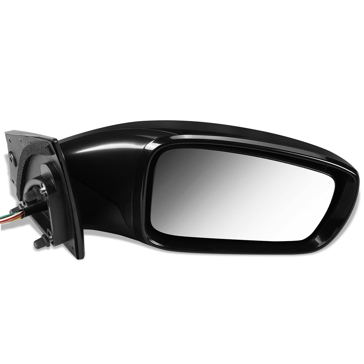 RETROVISOR MIRROR - OEM - 11-14 HYUNDAI SONATA - POWERED - HEATED - TEXTURED - BLACK - RIGHT