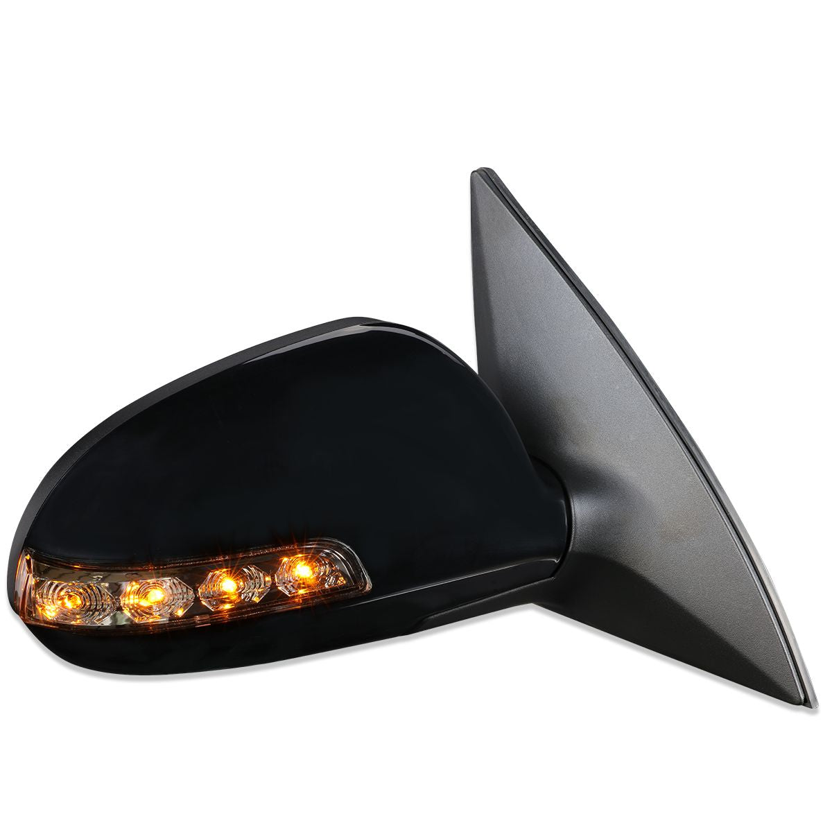 RETROVISOR MIRROR - OEM - 09-12 HYUNDAI ELANTRA - POWERED - HEATED - BLACK - RIGHT