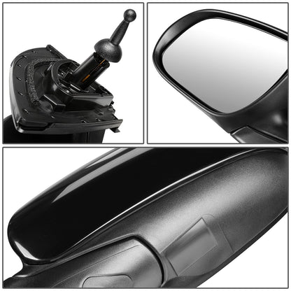 RETROVISOR MIRROR - OEM - 10-11 HYUNDAI ACCENT - MANUAL - BLACK - RIGHT
