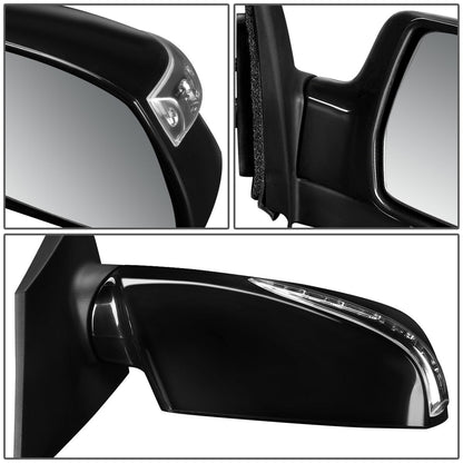RETROVISOR MIRROR - OEM - 10-15 HYUNDAI TUCSON - POWERED - HEATED - TEXTURED - BLACK - RIGHT