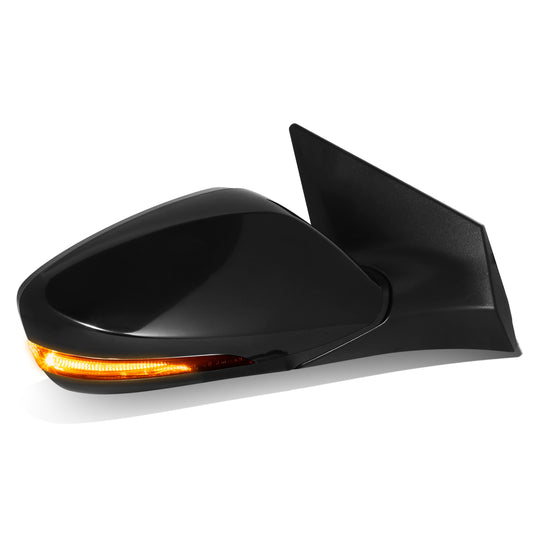 RETROVISOR MIRROR - OE STYLE - HYUNDAI ELANTRA 11-13 - WITH TRUN SIGNAL U.S BUILT - PASSENGER SIDE - PAINT TO MATCH - BLACK
