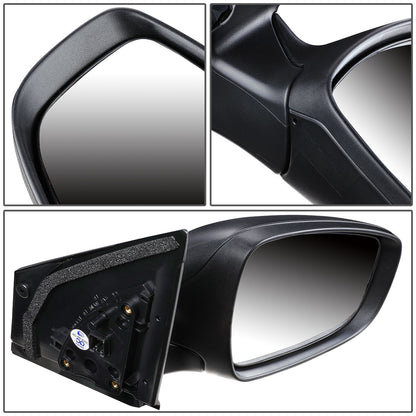 RETROVISOR MIRROR - OEM - 12-17 HYUNDAI ACCENT - POWERED - TEXTURED - BLACK - RIGHT