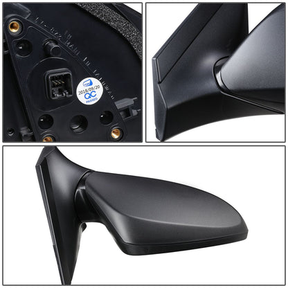 RETROVISOR MIRROR - OEM - 12-17 HYUNDAI ACCENT - POWERED - TEXTURED - BLACK - RIGHT