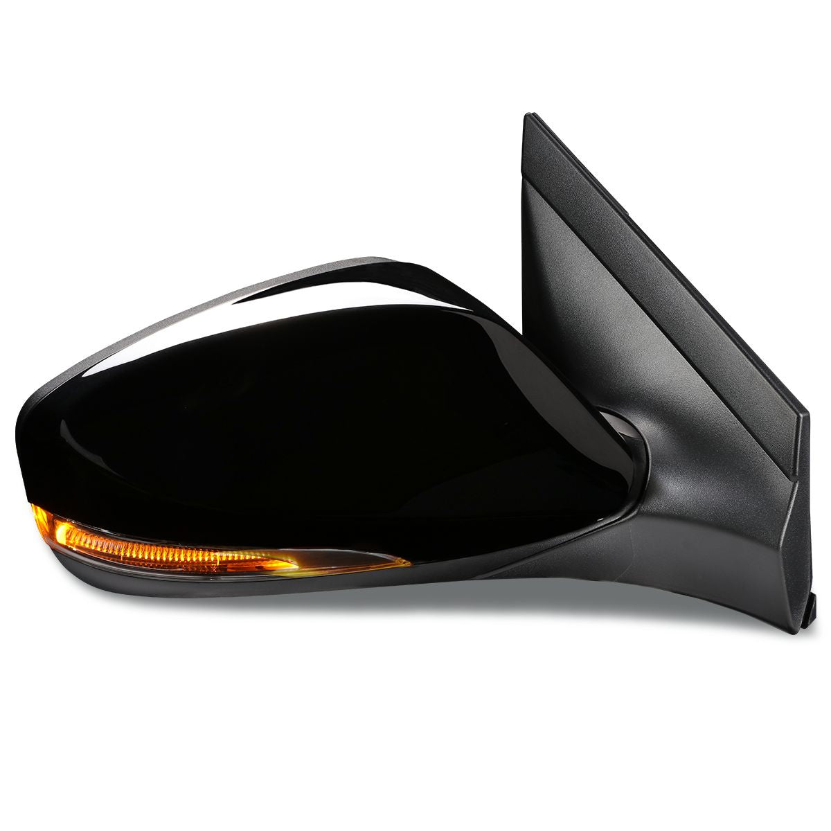 RETROVISOR MIRROR - OEM - 12-17 HYUNDAI ACCENT - POWERED - BLACK - RIGHT