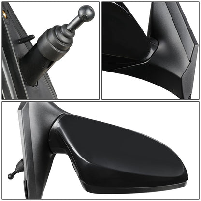 RETROVISOR MIRROR - OEM - 12-17 HYUNDAI ACCENT - MANUAL - BLACK - RIGHT