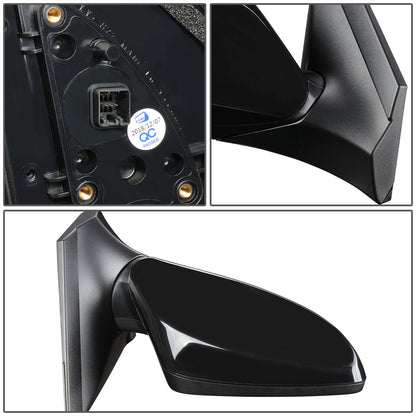 RETROVISOR MIRROR - OEM - 12-17 HYUNDAI ACCENT - POWERED - HEATED - BLACK - RIGHT