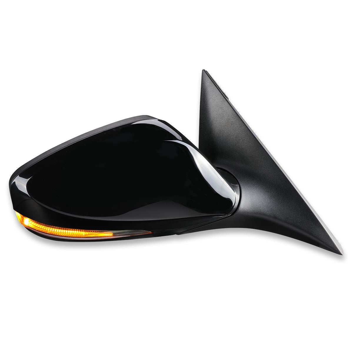 RETROVISOR MIRROR - OEM - 13-14 HYUNDAI VELOSTER - FITS MODELS WITH PANORAMIC SUNROOF - POWERED - HEATED - TEXTURED - BLACK - RIGHT