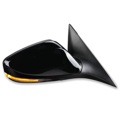 RETROVISOR MIRROR - OEM - 12-14 HYUNDAI VELOSTER - DOES NOT FIT PANORAMIC ROOF MODELS - POWERED - HEATED - TEXTURED - BLACK - RIGHT