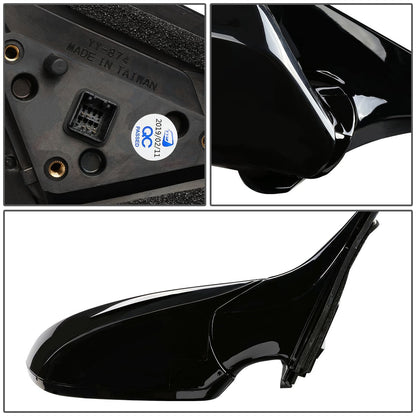 RETROVISOR MIRROR - OEM - 12-14 HYUNDAI VELOSTER - FITS MODELS WITH PANORAMIC SUNROOF - POWERED - HEATED - TEXTURED - BLACK - RIGHT