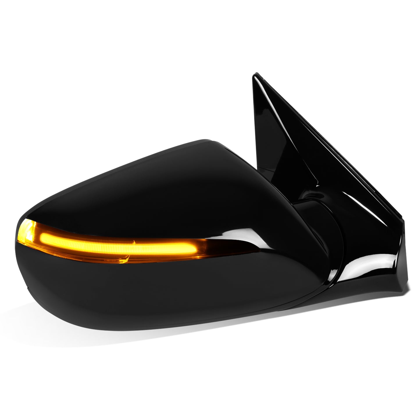 RETROVISOR MIRROR - OE STYLE - HYUNDAI SANTA FE SPORT 2013-2016 - WITH POWER WITH HEATED GLASS WITH TURN SIGNAL - PASSENGER RIGHT SIDE - BLACK