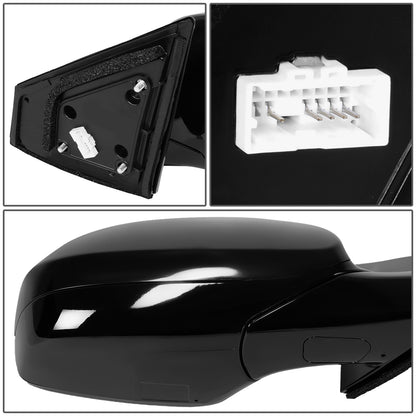 RETROVISOR MIRROR - OE STYLE - HYUNDAI SANTA FE 2013-2016 - WITH POWER WITH HEATED GLASS - PASSENGER RIGHT SIDE - BLACK