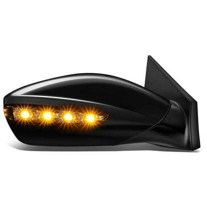 RETROVISOR MIRROR - OEM - 11-14 HYUNDAI SONATA - POWERED - HEATED - W/ SIGNAL LIGHT - FOLDING - BLACK MATERIAL - RIGHT