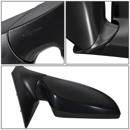 RETROVISOR MIRROR - OEM - 11-13 HYUNDAI ELANTRA - POWERED - HEATED - W/ SIGNAL LIGHT - FOLDING - BLACK MATERIAL - RIGHT