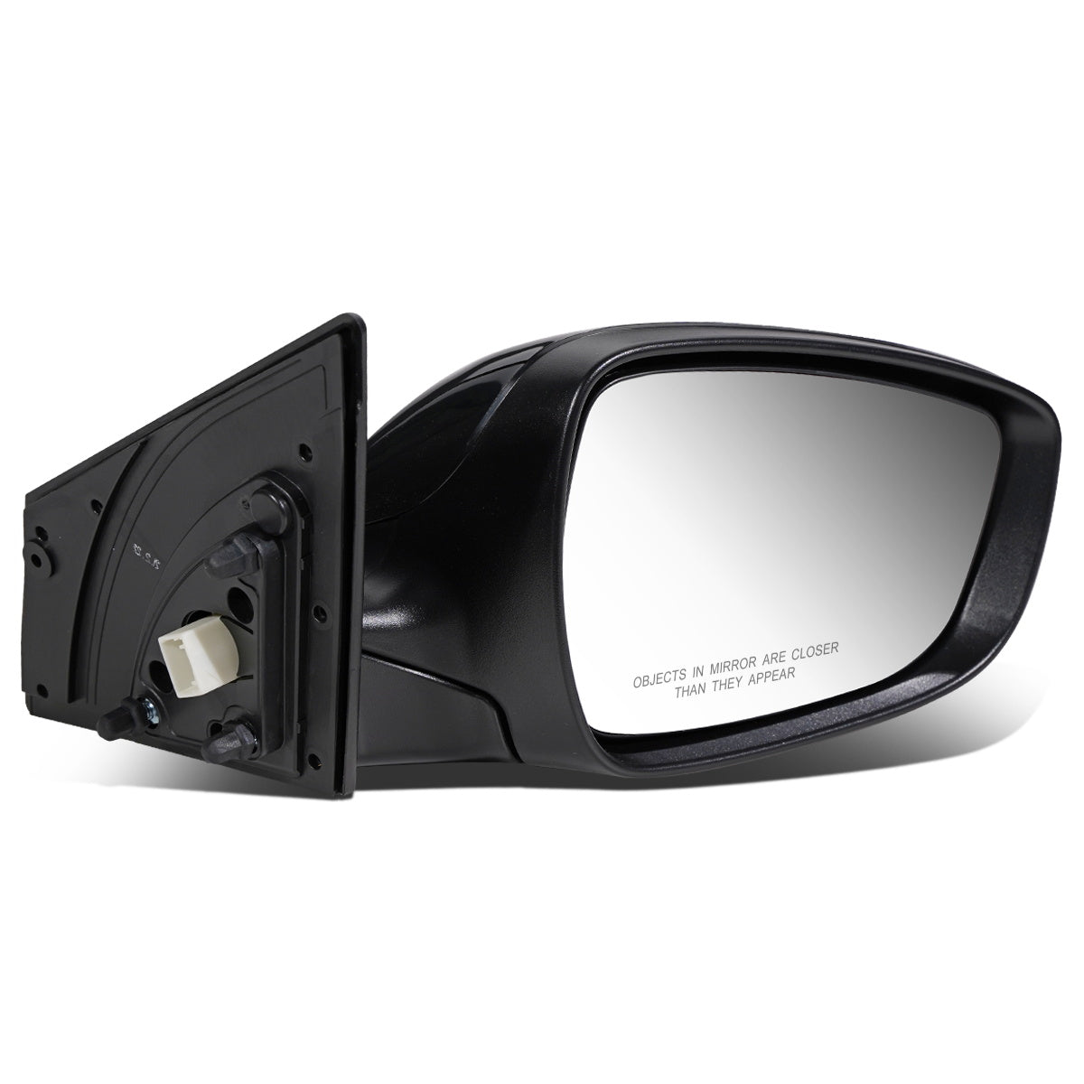 RETROVISOR MIRROR - OEM - 11-13 HYUNDAI ELANTRA - POWERED - FOLDING - BLACK MATERIAL - RIGHT