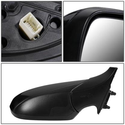 RETROVISOR MIRROR - OEM - 11-13 HYUNDAI ELANTRA - POWERED - FOLDING - BLACK MATERIAL - RIGHT