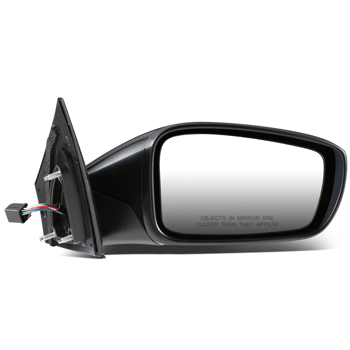 RETROVISOR MIRROR - OEM - 11-14 HYUNDAI SONATA - POWERED - HEATED - W/ SIGNAL LIGHT - FOLDING - BLACK MATERIAL - RIGHT