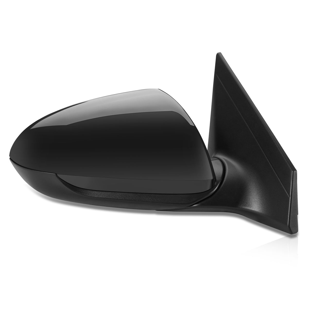 RETROVISOR MIRROR - OEM - 17-18 HYUNDAI ELANTRA - POWERED - HEATED - W/ BSD - FOLDING - BLACK MATERIAL - RIGHT