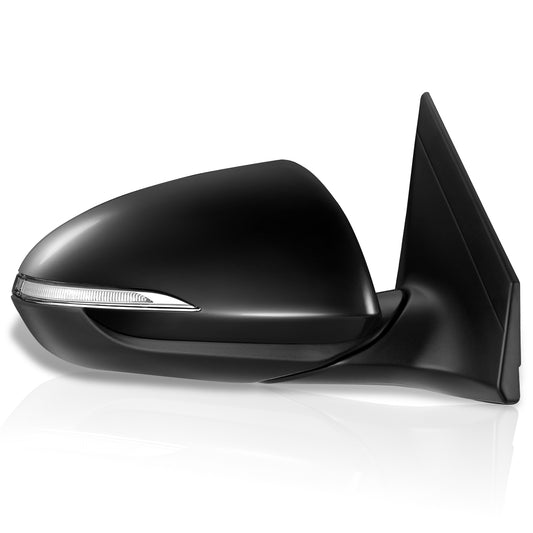 RETROVISOR MIRROR - OEM - 17-18 HYUNDAI ELANTRA - POWERED - HEATED - W/ SIGNAL LIGHT - W/ MEMORY - W/ BSD - FOLDING - BLACK MATERIAL - RIGHT