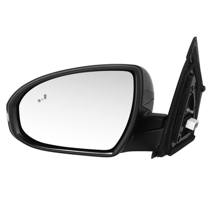 RETROVISOR MIRROR - OE STYLE - HYUNDAI TUCSON 16-18 - WITH POWER WITH HEATED GLASS WITH BLIND SPOT WITH SIGNAL - PASSENGER SIDE - PAINT TO MATCH - BLACK