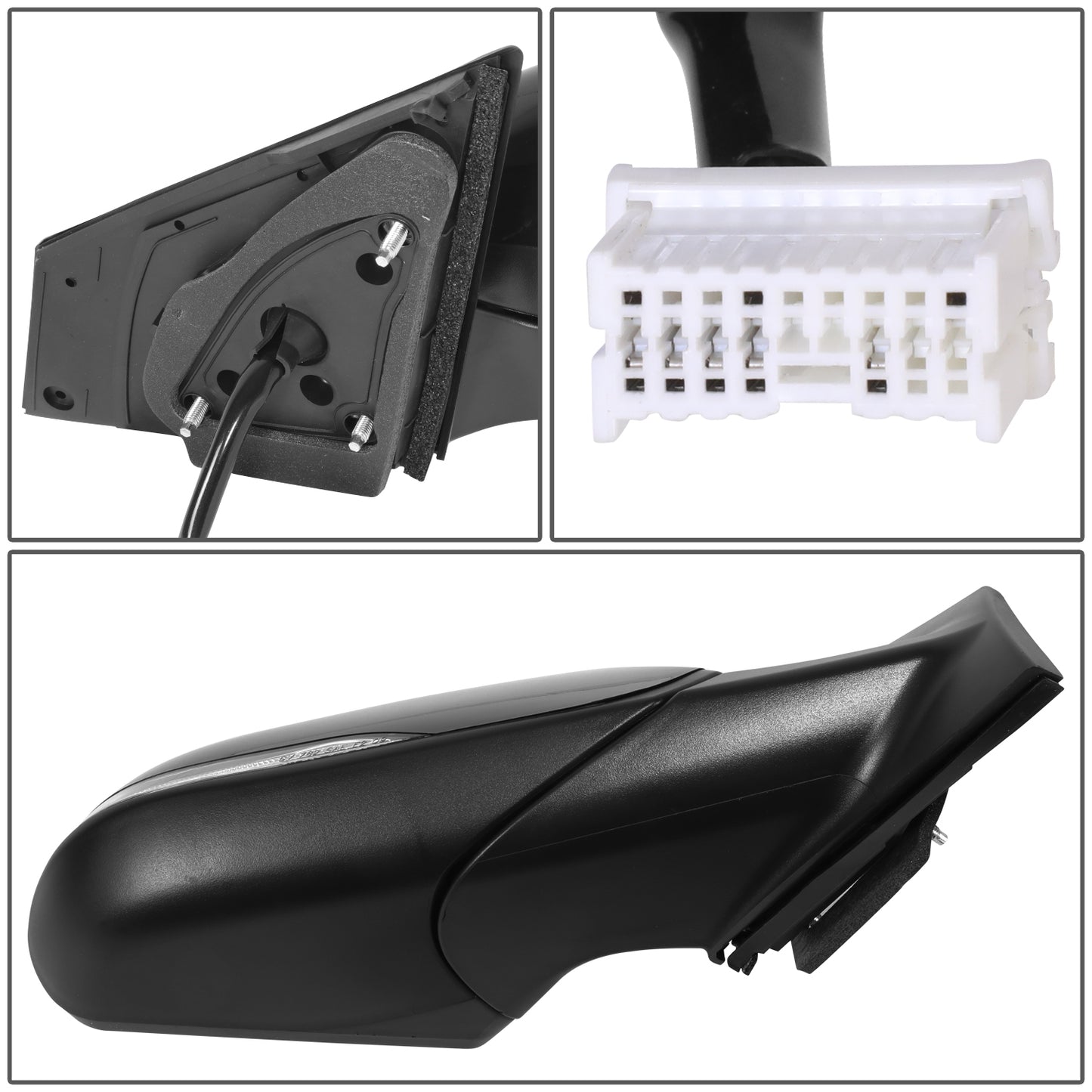 RETROVISOR MIRROR - HYUNDAI SONATA 2015-2017 - WITH POWER - WITH BLIND SPOT - OE STYLE - PASSENGER RIGHT SIDE