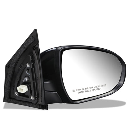 RETROVISOR MIRROR - OEM - 16-18 HYUNDAI TUCSON - POWERED - HEATED - FOLDING - BLACK MATERIAL - RIGHT