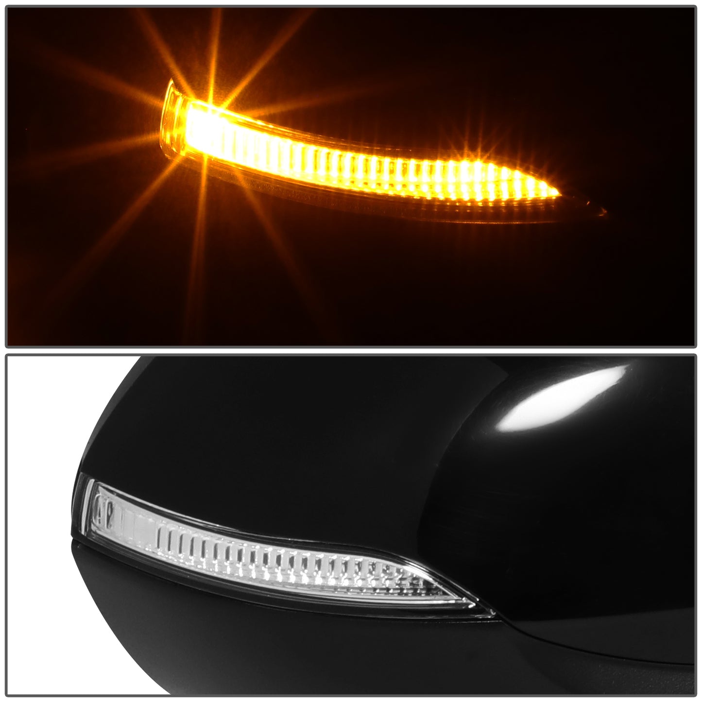 RETROVISOR MIRROR - OE STYLE - HYUNDAI IONIQ 18-21 - WITH POWER WITH TURN SIGNAL WITH BLIND SPOT - PLUG-IN WITH ULTIMATE PACKAGE ONLY - PASSENGER SIDE - PAINT TO MATCH - BLACK